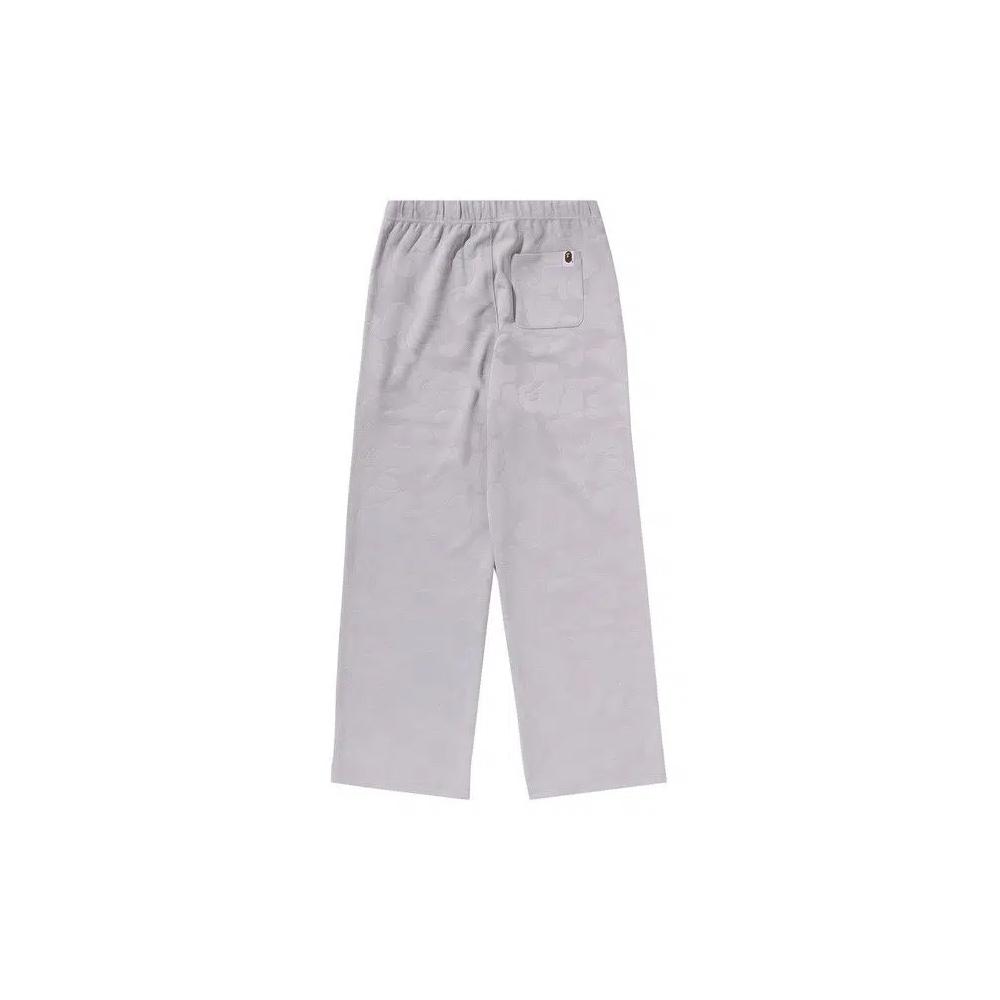 Штаны BAPE Solid Camo Jacquard One Point Wide Pants 'Grey' 2