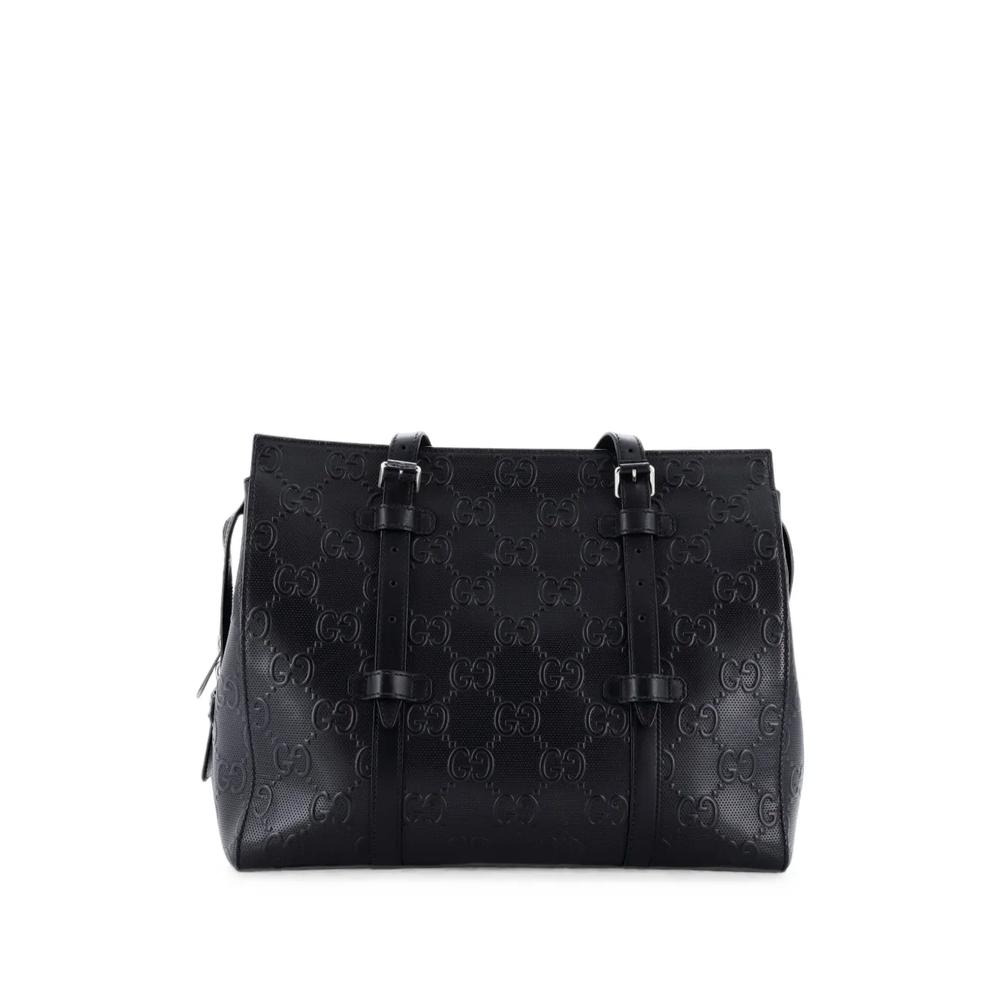 Сумка-тоут GG Embossed Perforated Leather Medium 2