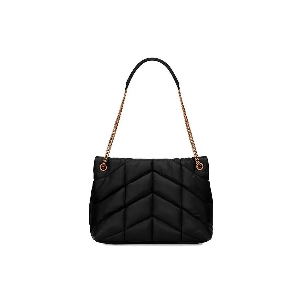 Сумки через плечо Saint Laurent Puffer Medium Chain Bag 'Черный' 2