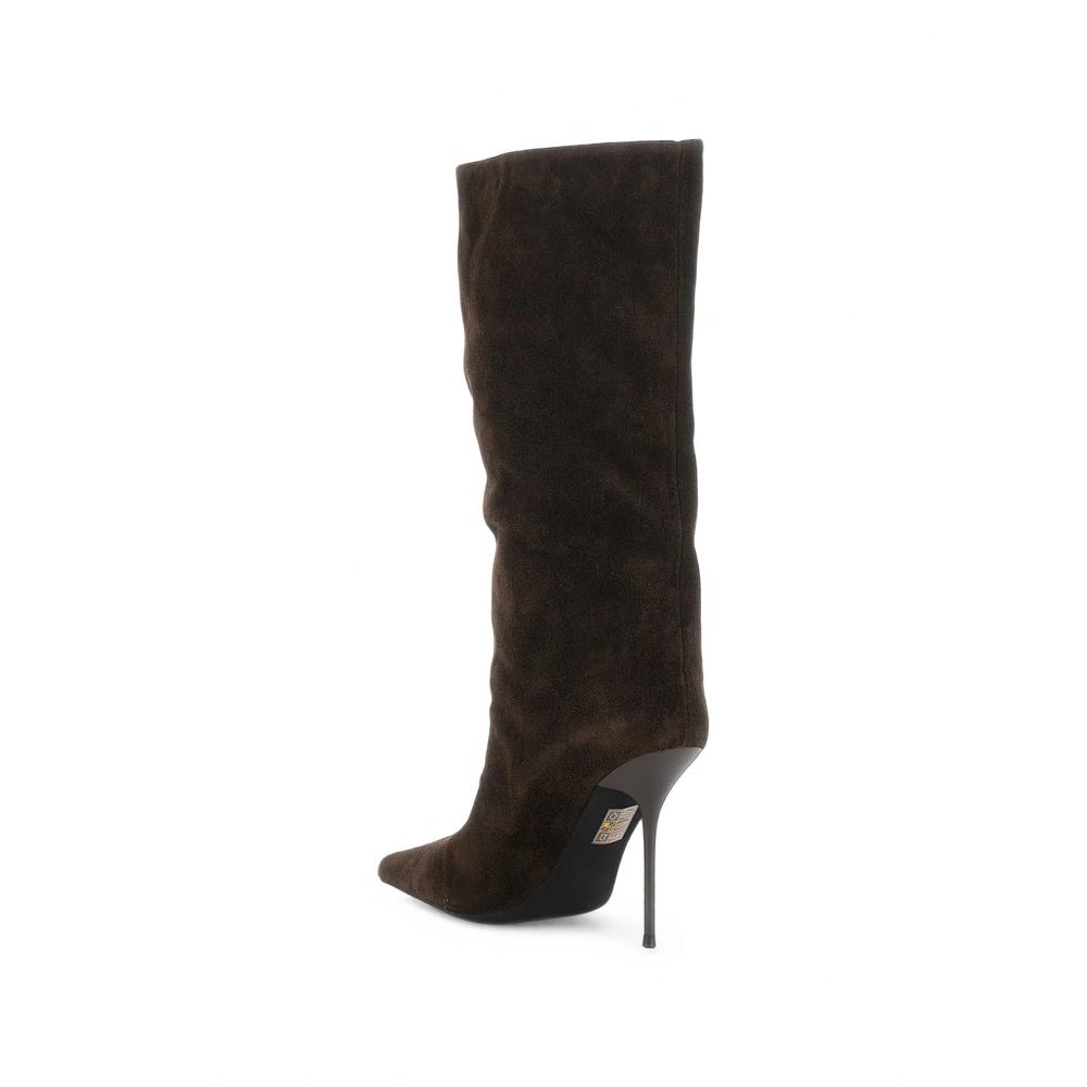 Give IT pointed-toe suede boots 4