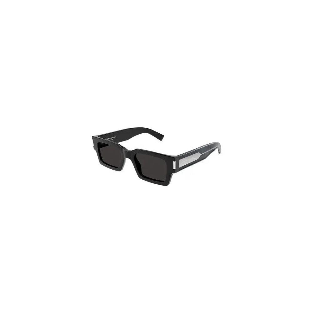 Saint Laurent Geometric Frame Солнцезащитные очки 'Черный' 2