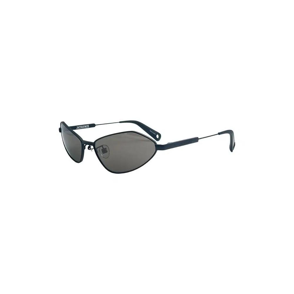 Jacquemus x Linda Farrow Bambino Металлические Солнцезащитные Очки 'Matt Black/Grey' 2