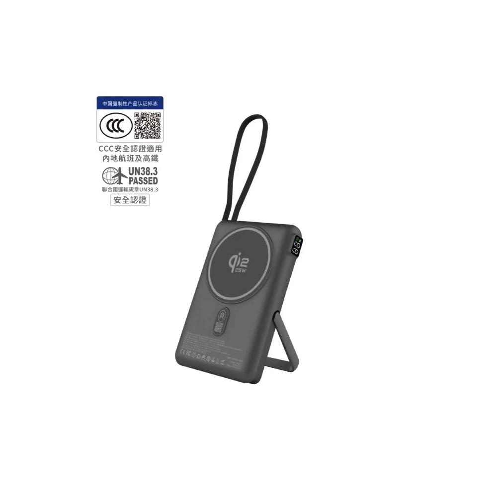 XPower SSB10pro 10000mAh магнитный беспроводной пауэрбанк - Черный 1