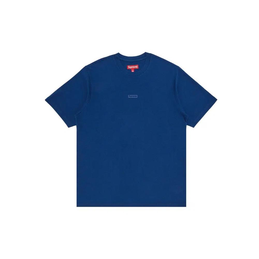 Футболки Supreme High Density Small Box с коротким рукавом «Light Navy» 1