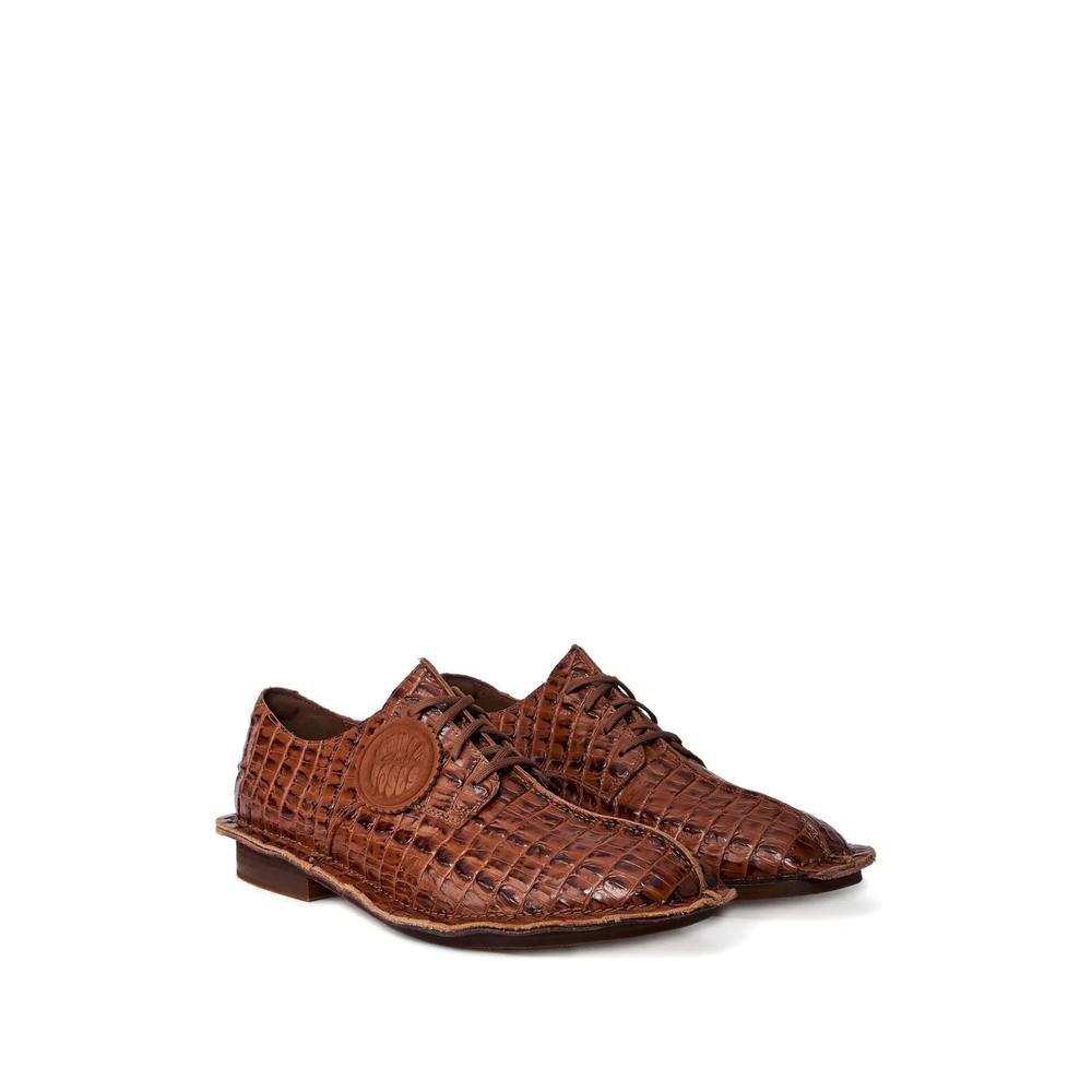 Туфли дерби с тиснением под крокодила из коллаборации с Clarks 2
