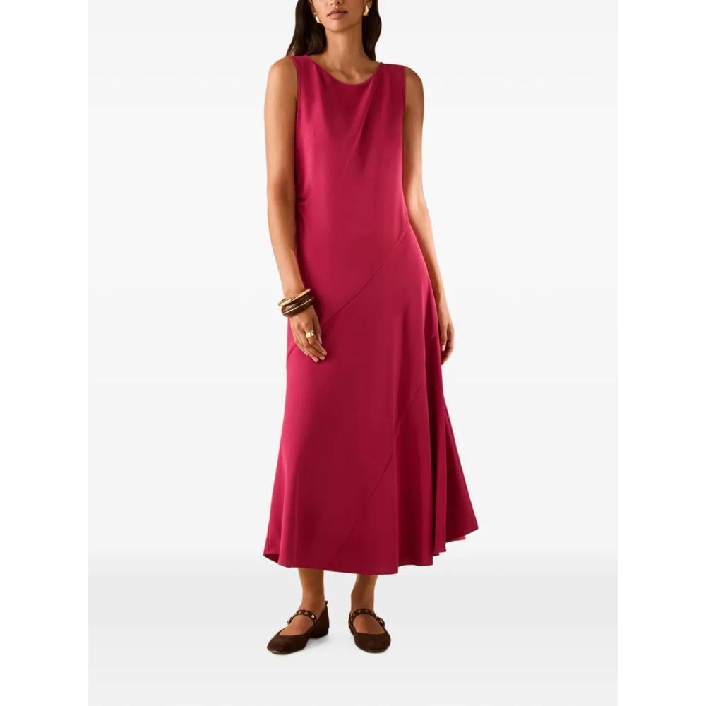 ruched sleeveless maxi dress 2
