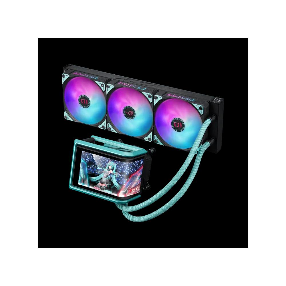 ASUS ROG RYUO IV 360 ARGB HATSUNE MIKU EDITION водяное охлаждение 2