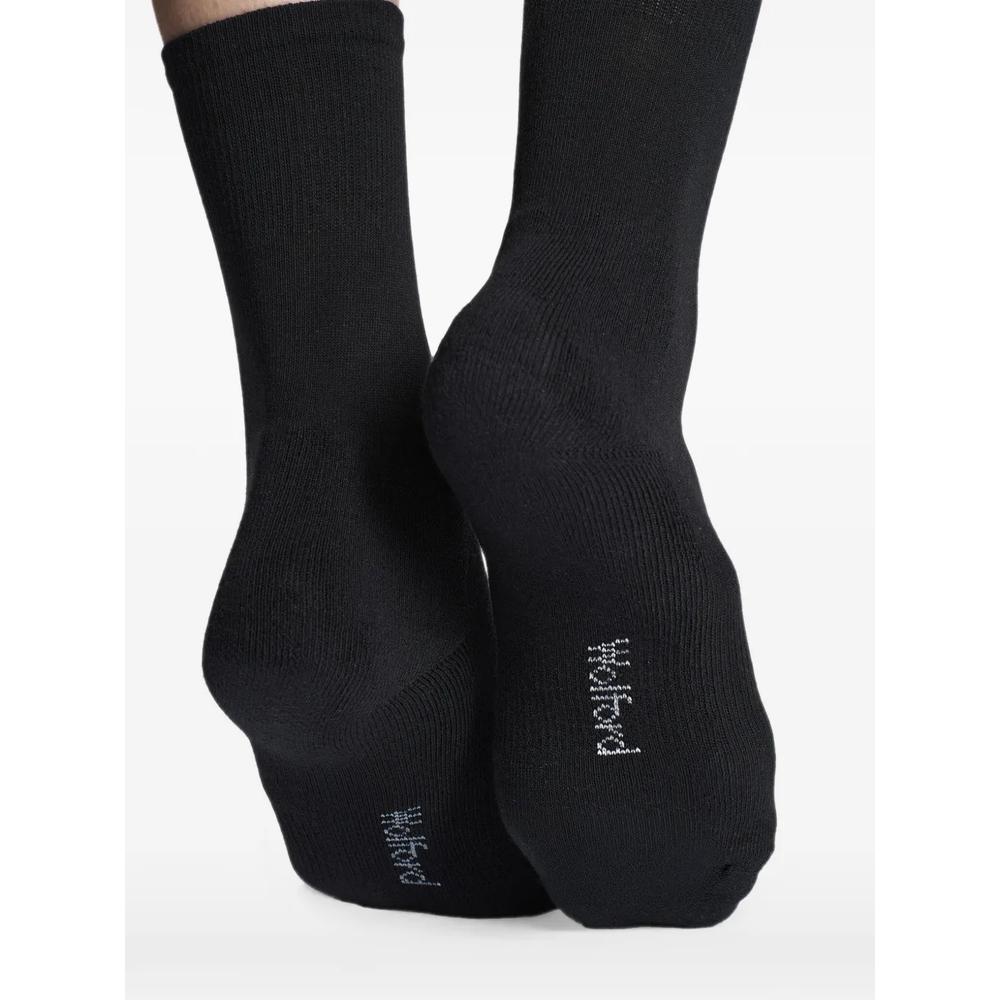 ribbed-knit logo-print socks 4