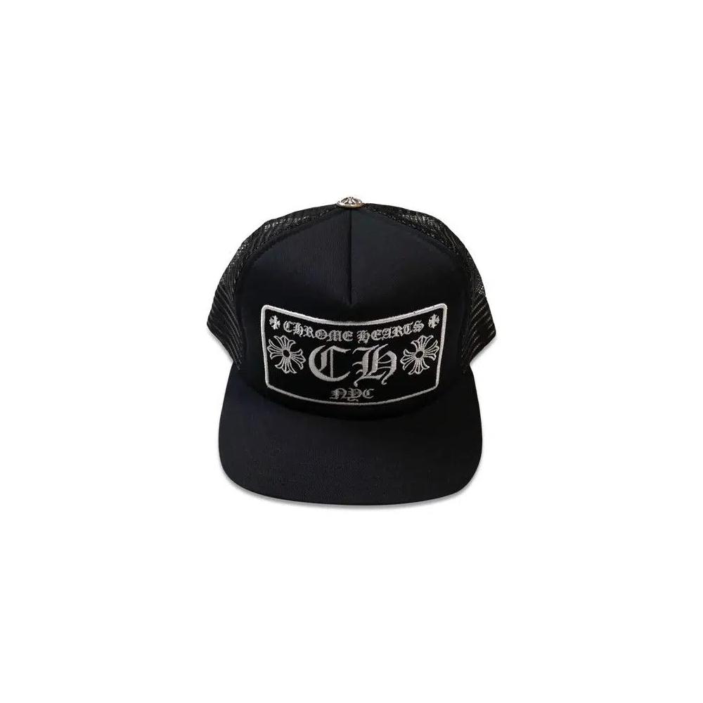 Бейсболки Chrome Hearts NYC Trucker Hat 'Черный' 1