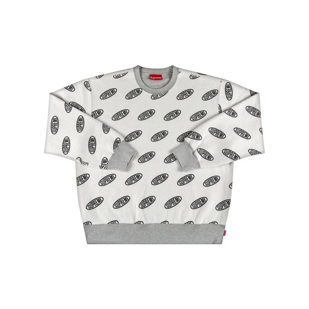 Свитеры Supreme Liner Crewneck 'Серый с эффектом меланж' 1