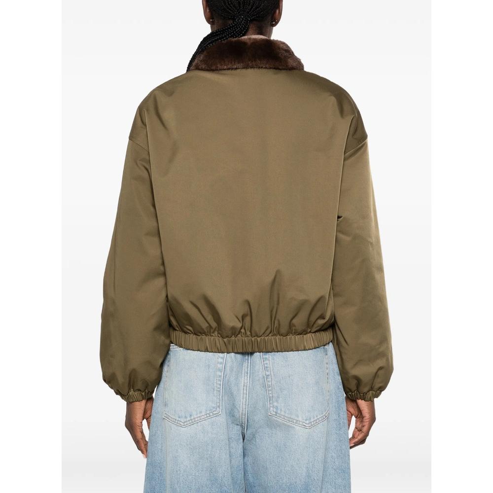 faux-fur collar bomber jacket 4