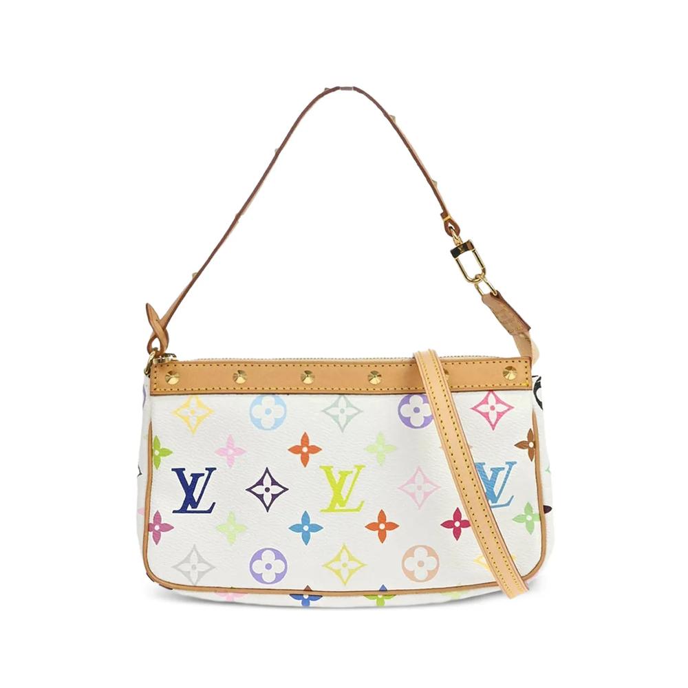 Клатч Monogram Multicolor Canvas Pochette Accessoires из коллаборации с Takashi Murakami (2003 год) 1