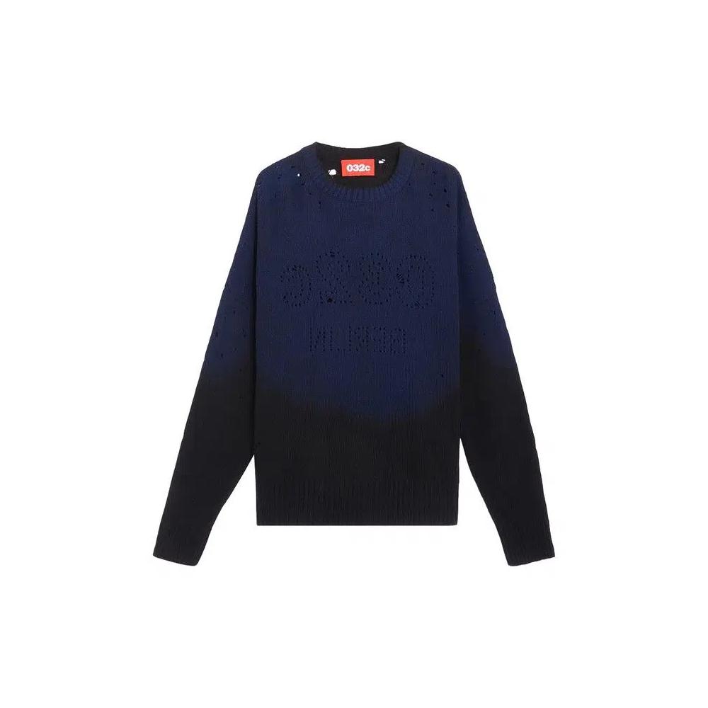 Свитер 032C Lazer Selfie Sweater 'Black' 1