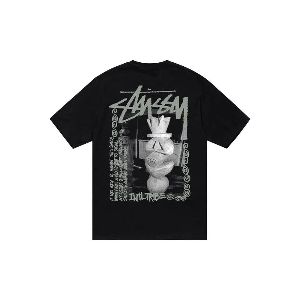Футболки Stussy Landin Tee 'Black' 2