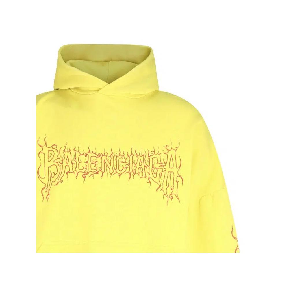Худи Balenciaga Darkwave Medium Fit Hoodie 'Yellow/Red' 3
