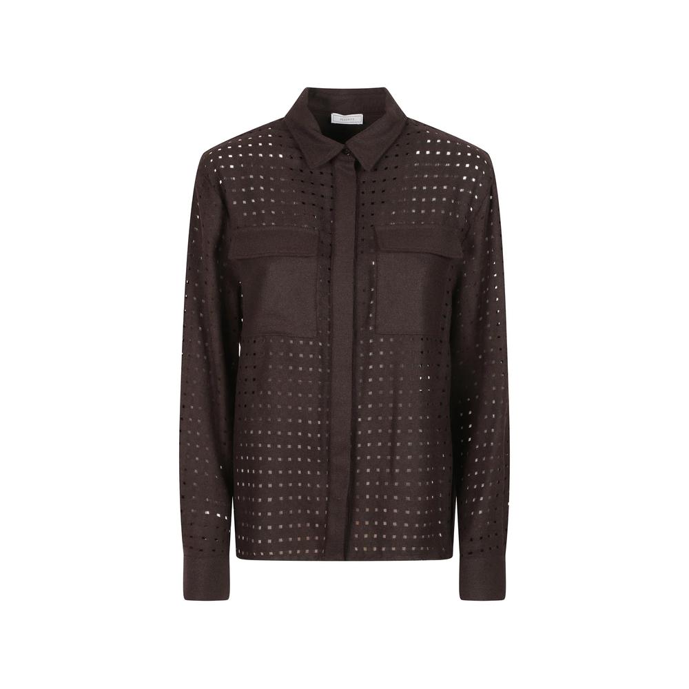 perforated-design shirt 1