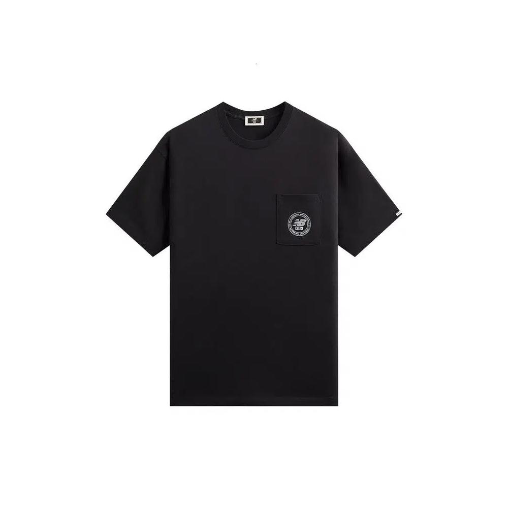 Футболки Kith x New Balance Crest Pocket Tee «Black» 1