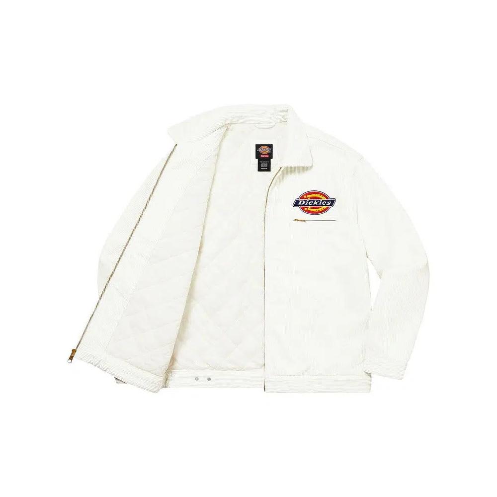 Куртки Supreme x Dickies Corduroy Work Jacket 'White' 3