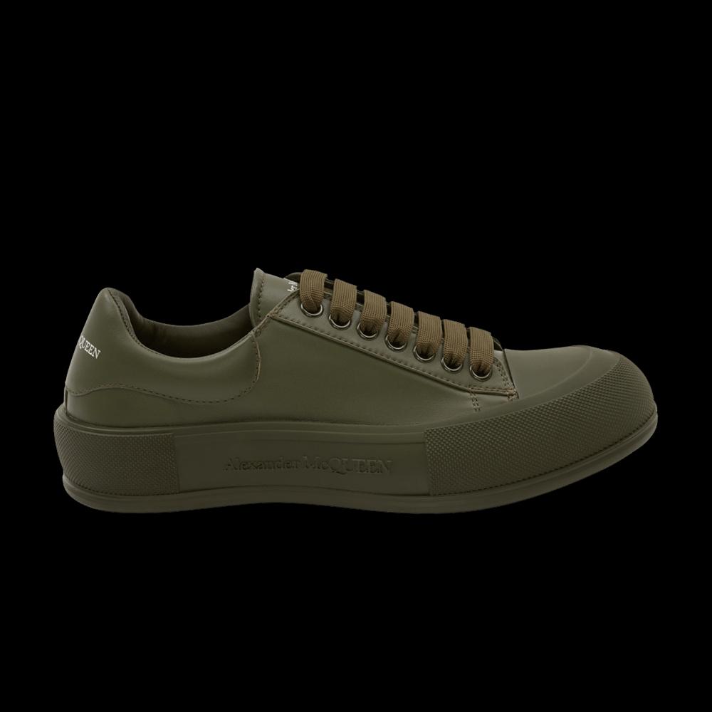 Кроссовки Alexander McQueen Deck Lace Plimsoll 'Khaki' 1