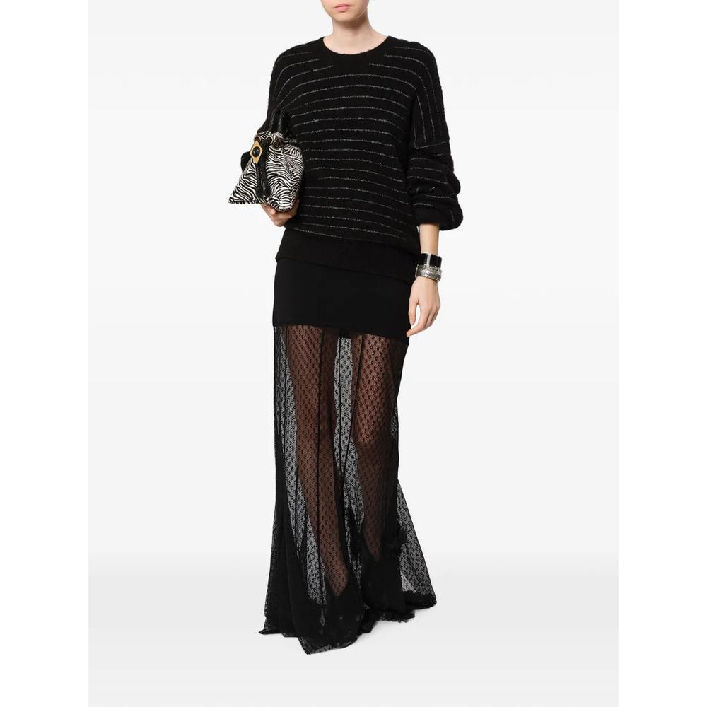 Stacy lurex-striped silk and cashmere sweater 2