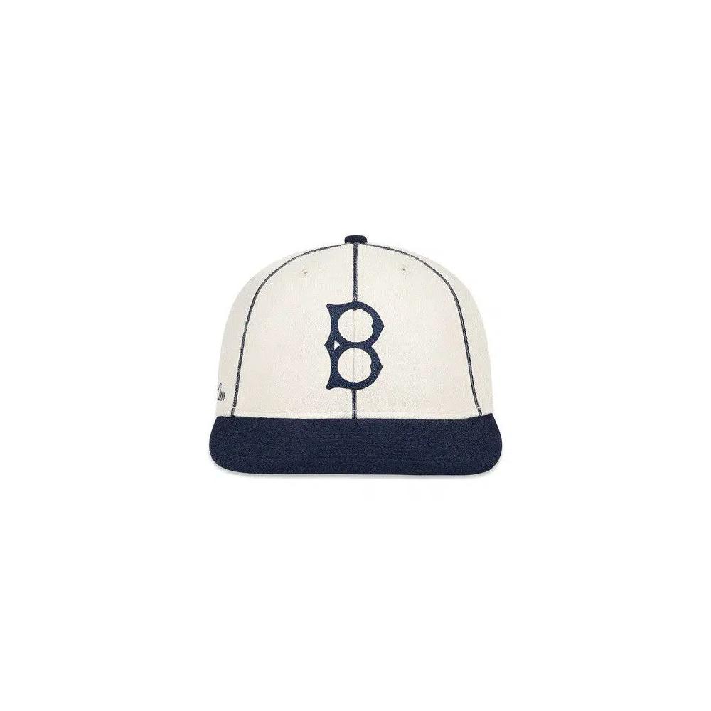 Бейсболки Aimé Leon Dore x New Era Dodgers Melton Wool Fitted Hat 'Безупречная полоска' 1