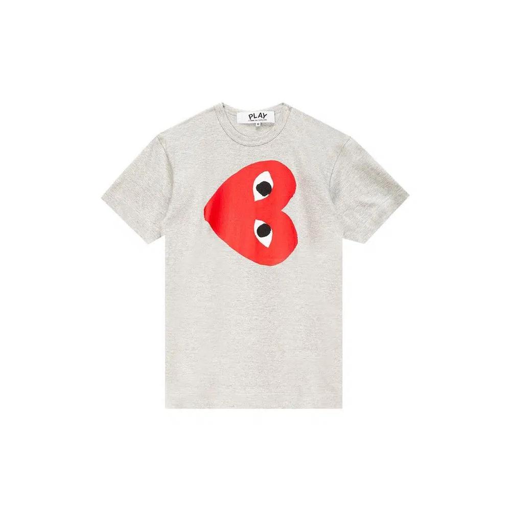 Футболки Comme des Garçons PLAY Sideways Heart Tee 'Серый' 1