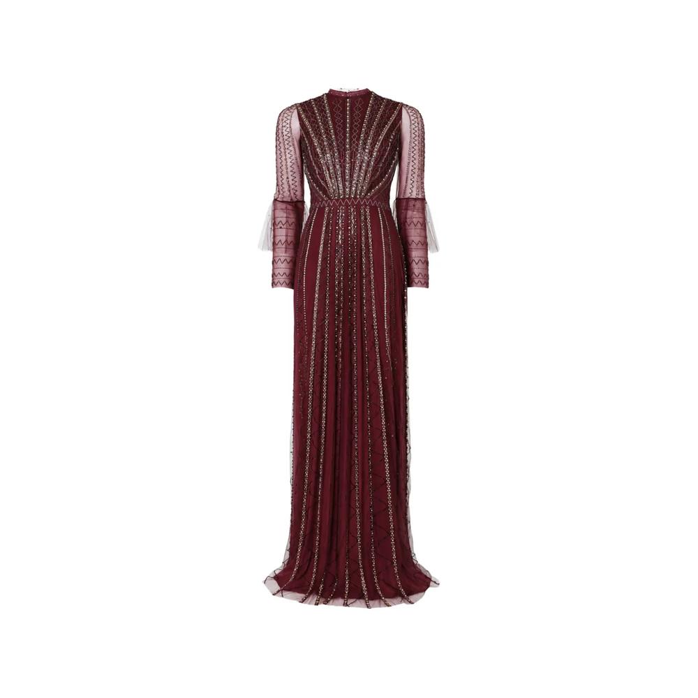 Sabel sequin-embellished maxi gown 1