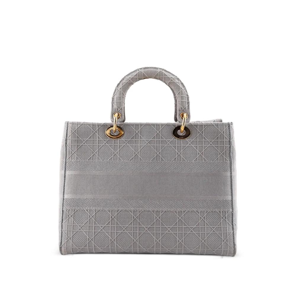 Большая сумка-тоут Lady D-Lite Bag Cannage 2