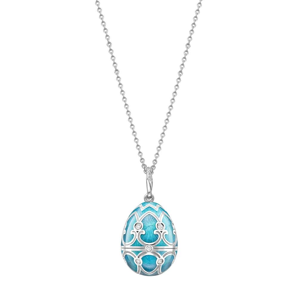 Колье Heritage Snowflake Surprise Locket из белого золота с бриллиантами 1