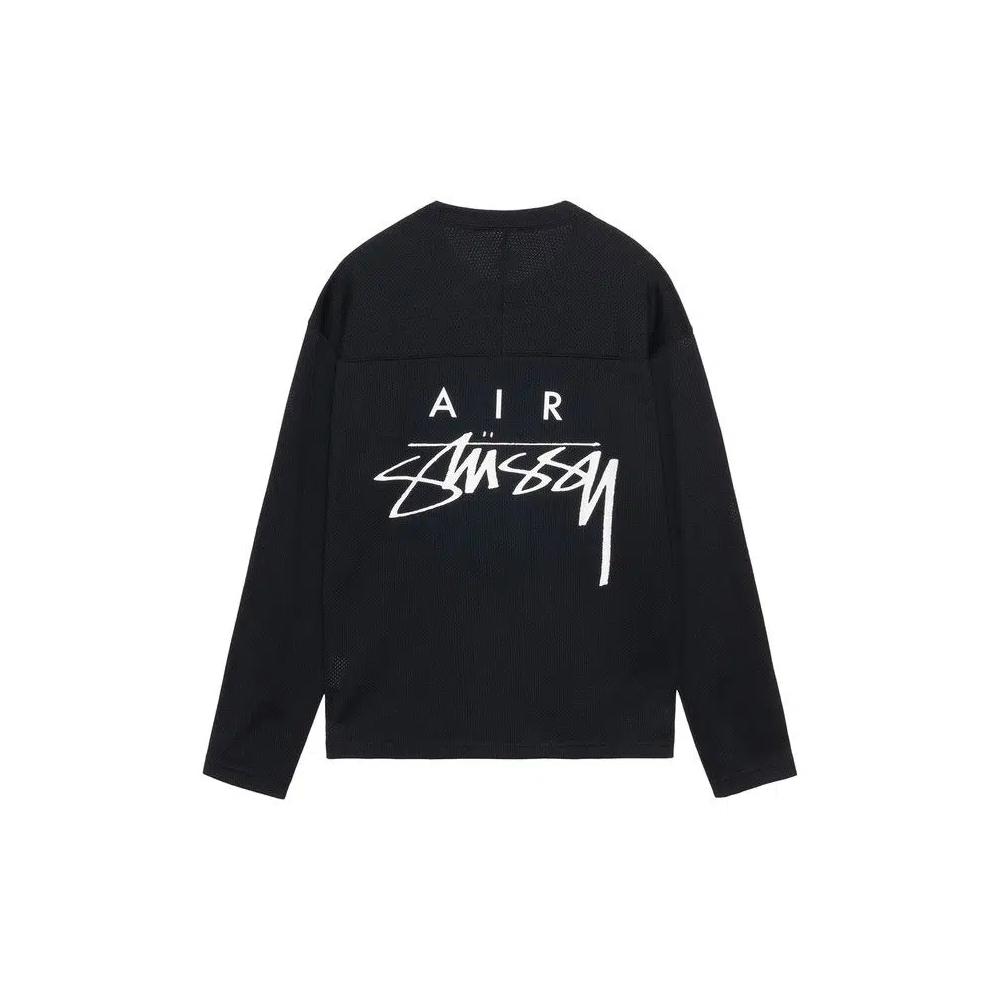 Джерси Stussy x Nike Dri Fit Mesh Jersey «Black» 2