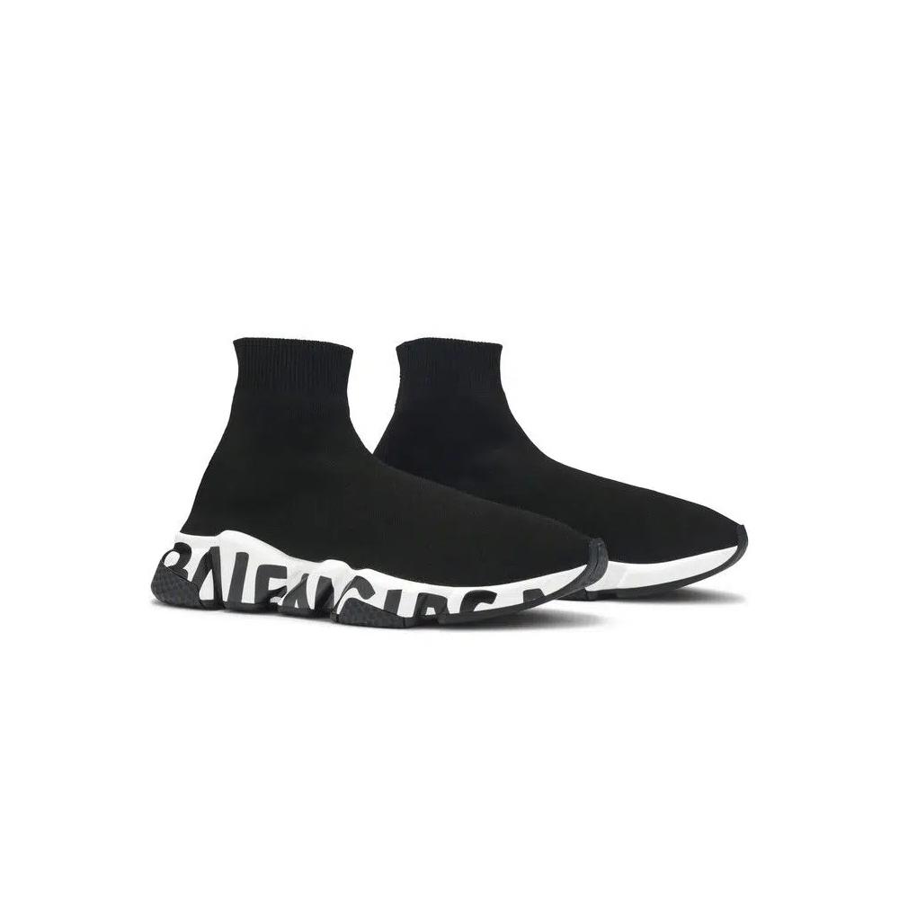 Кроссовки Balenciaga Speed Trainer 'Graffiti - Black White' 8