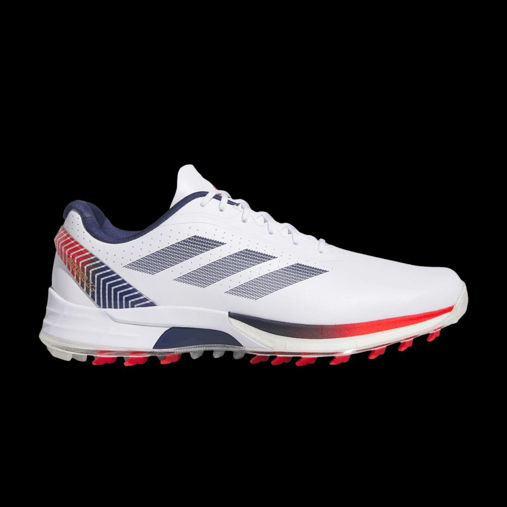 Кроссовки Adidas Adizero ZG Spikeless Golf 'Cloud White Blue Red' 1