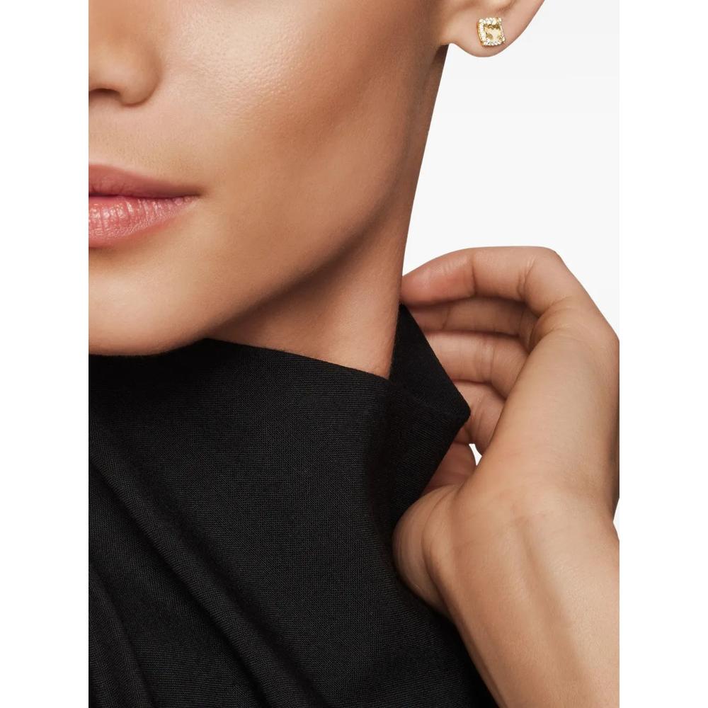 Серьги Petite Chatelaine из желтого золота с цитрином и бриллиантами (5 мм) 2