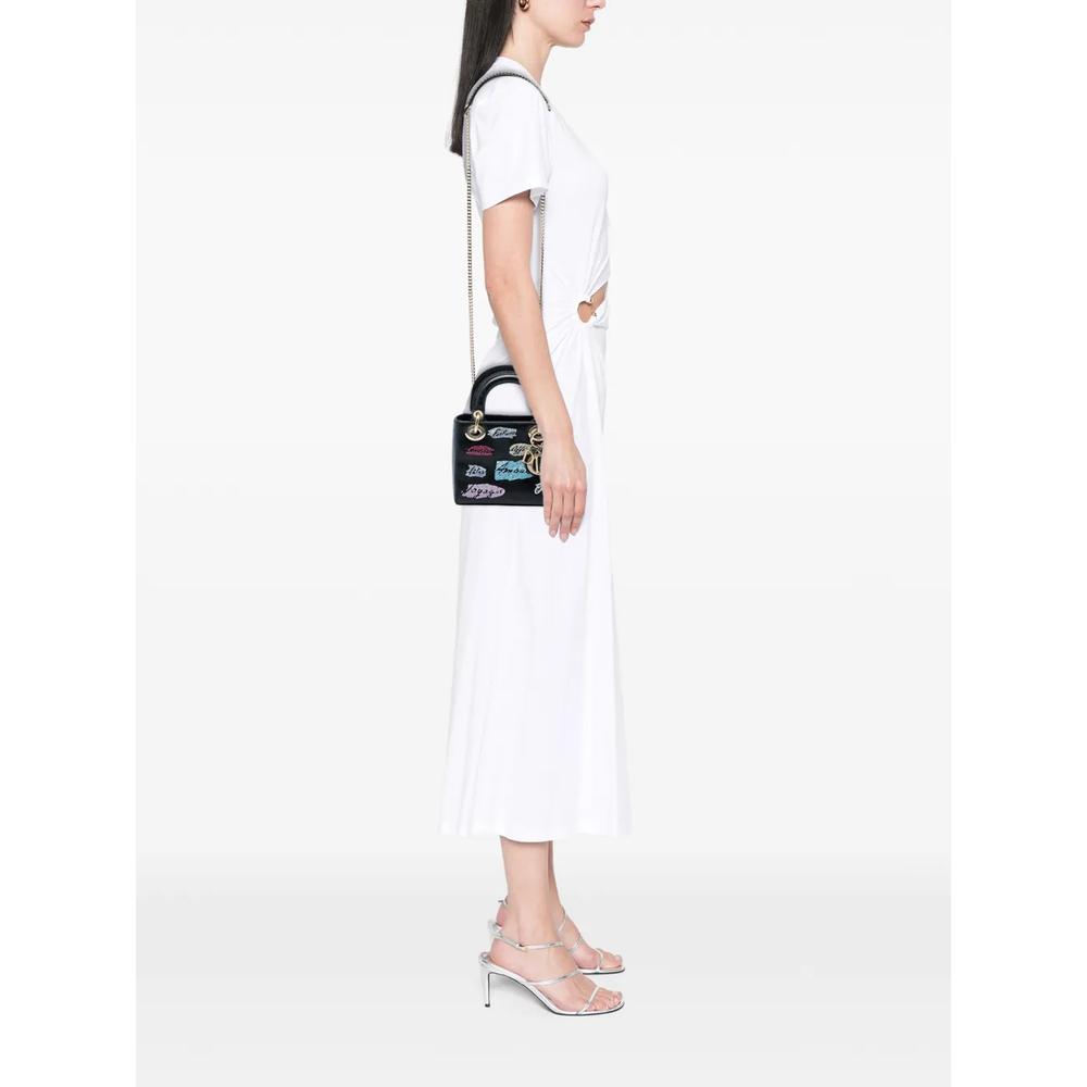 Сумка-сэтчел Mini Calfskin Beaded Lady Dior (2016 год) 2