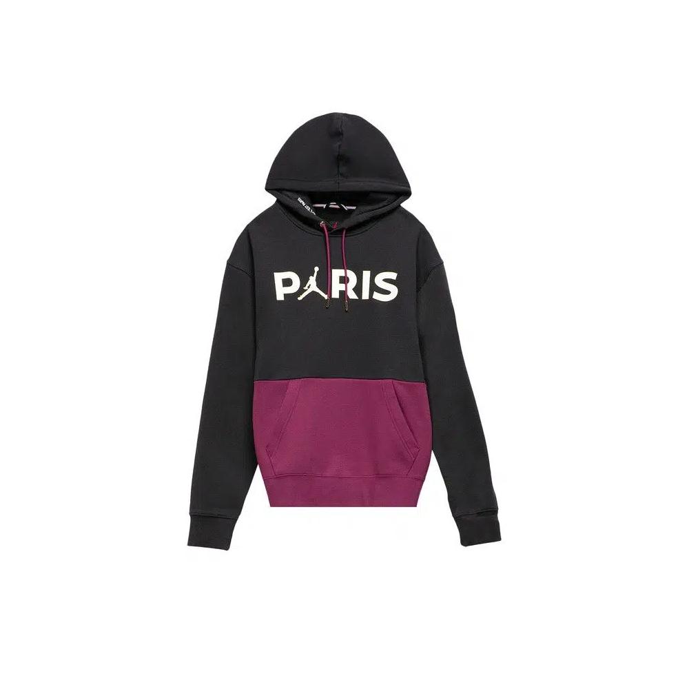 Худи Air Jordan PSG Paris Saint-Germain Fleece Pullover Hoodie 'Бордо' 1