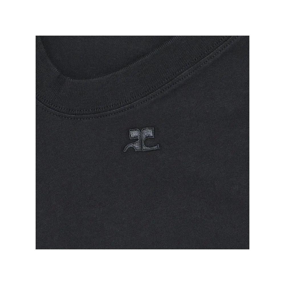 Футболки с длинным рукавом Courrèges Off Shoulder T-Shirt 'Черный' 3
