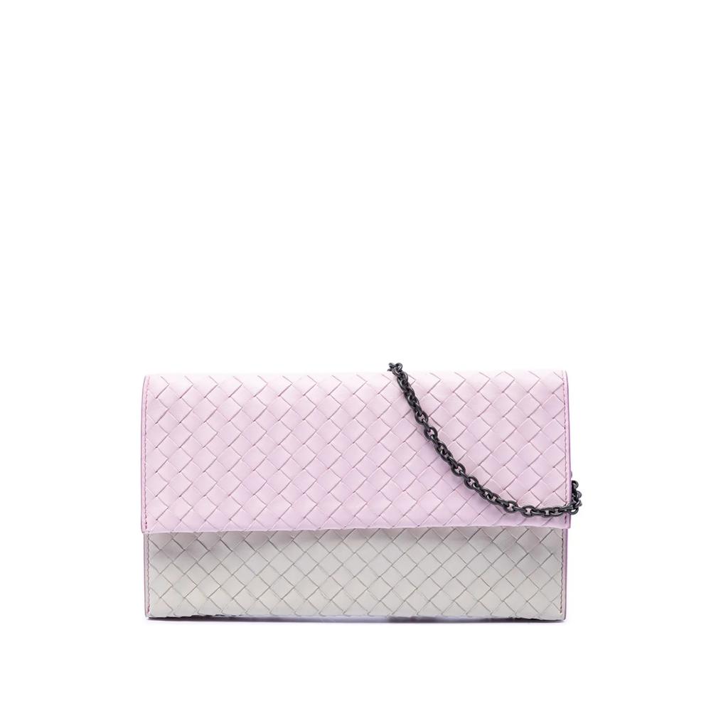 Сумка через плечо Bicolor Nappa Wallet On Chain с плетением Intrecciato (2012-2026 годы) 1