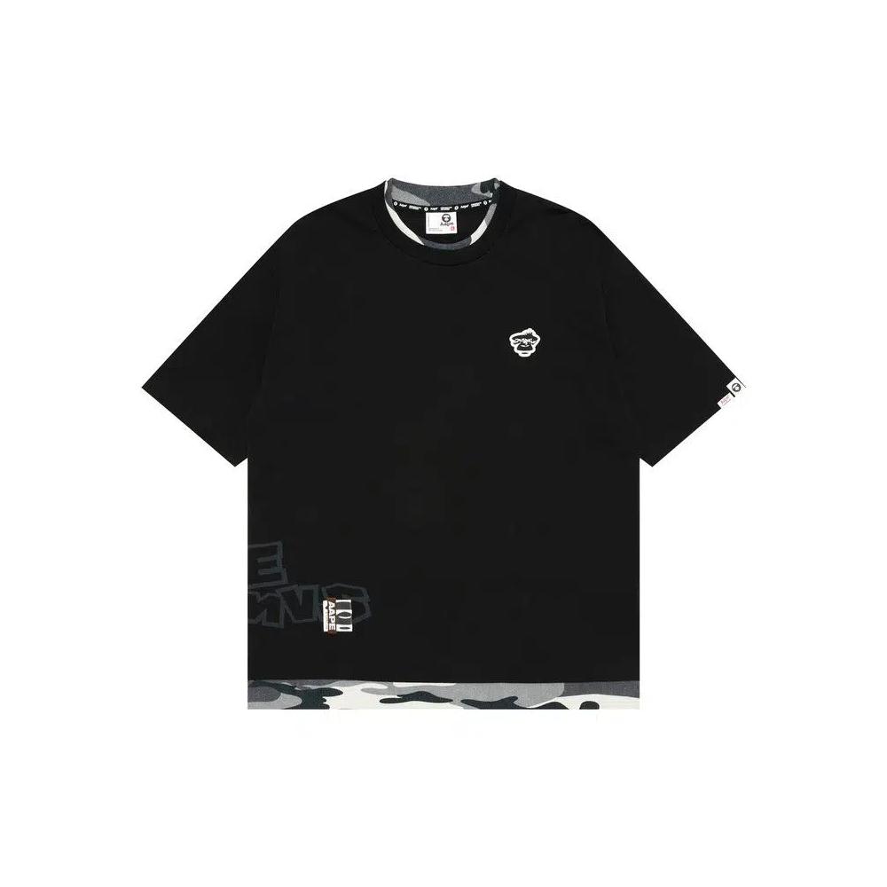 Футболки AAPE Unvs Graphic Tee 'Black' 1