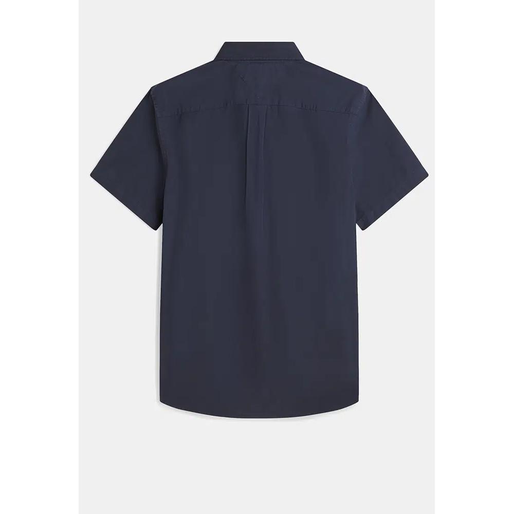 Рубашка Regular Fit из мытого поплина с коротким рукавом - Th Mainline 6