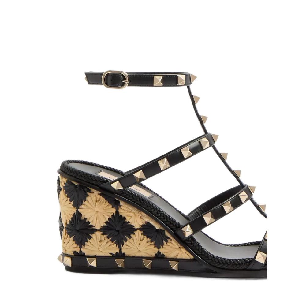 Босоножки Rockstud 80 на танкетке 2