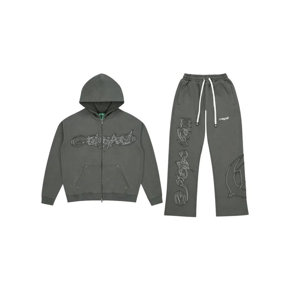 Домашняя одежда Godspeed Raw Import Sweatsuit 'Grey' 1
