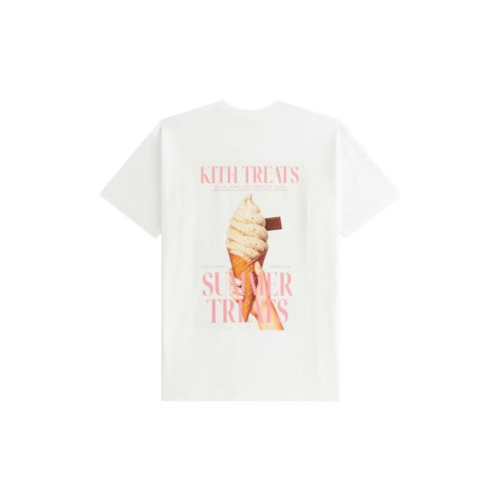 Футболки Kith Treats Swirl Pocket Tee 'White' 2