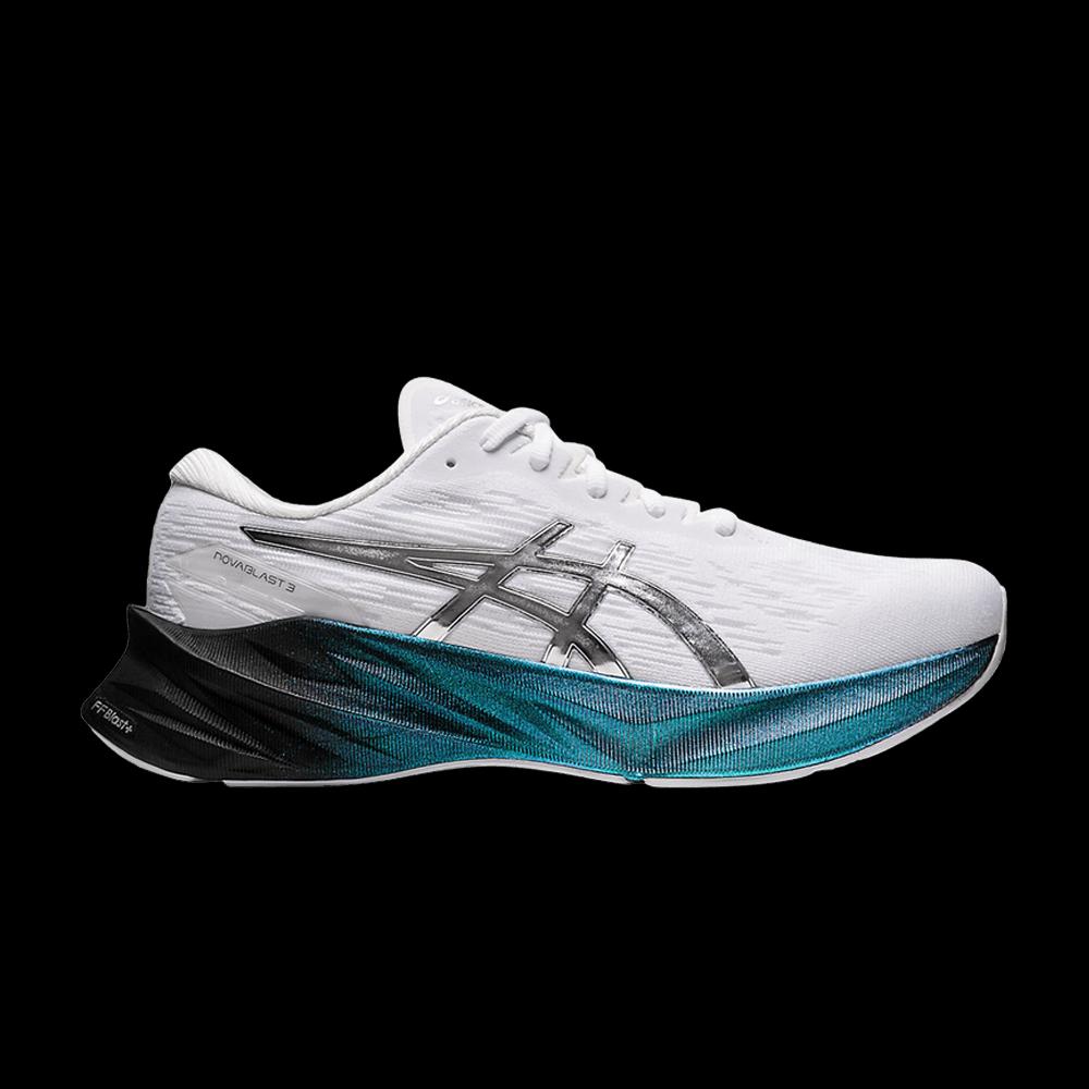 Кроссовки Asics Novablast 3 Platinum 'White Pure Silver' 1