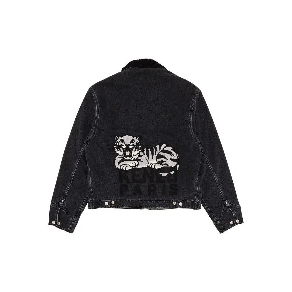 Верхняя одежда Kenzo Happy Tiger Utility Fleece Jacket 'Stone Bleached Black Denim' 2