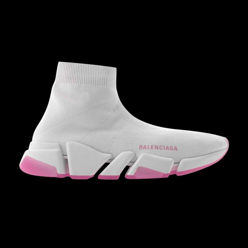 Кроссовки Balenciaga Wmns Speed 2.0 Sneaker 'White Pink' 1