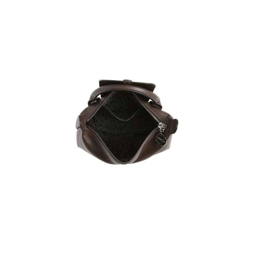 Le Pliage Extra XS Кожаная сумка-кроссбоди Moka 34205987 3