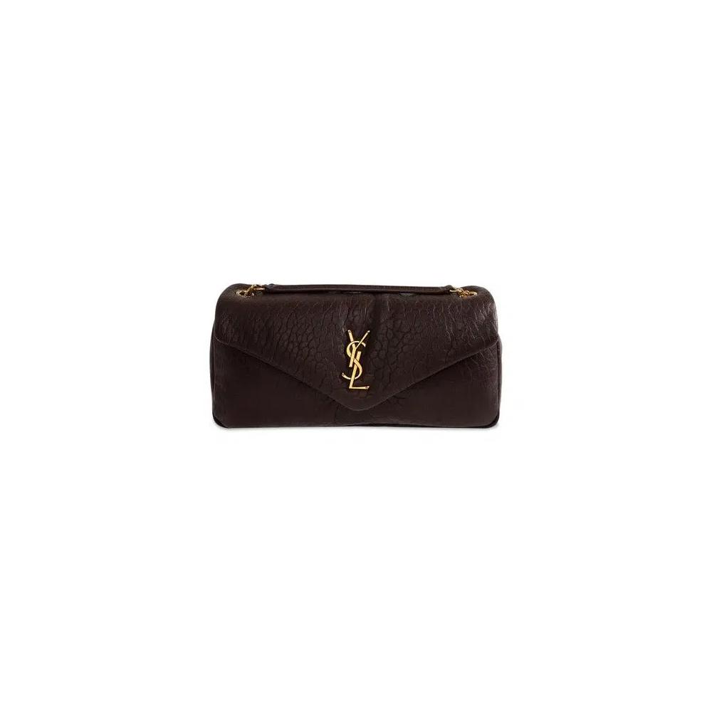 Сумки через плечо Saint Laurent Calypso Chain Bag 'Dark Currant' 1