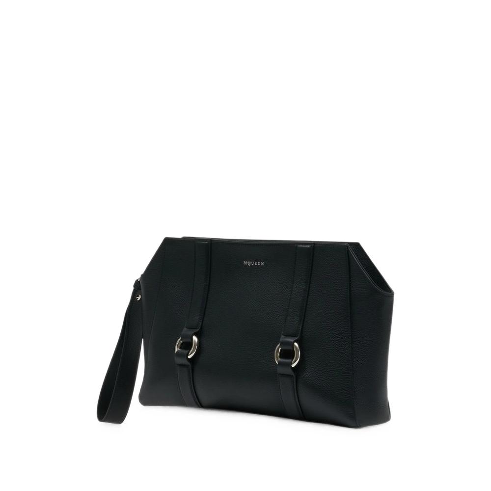 Farringdon ring-detail clutch bag 2