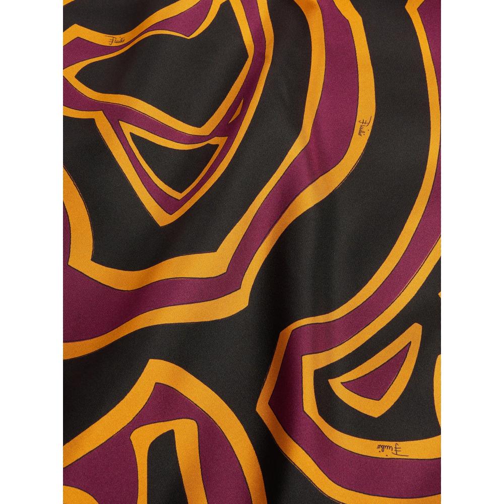 mixed-print padded triangle scarf 3