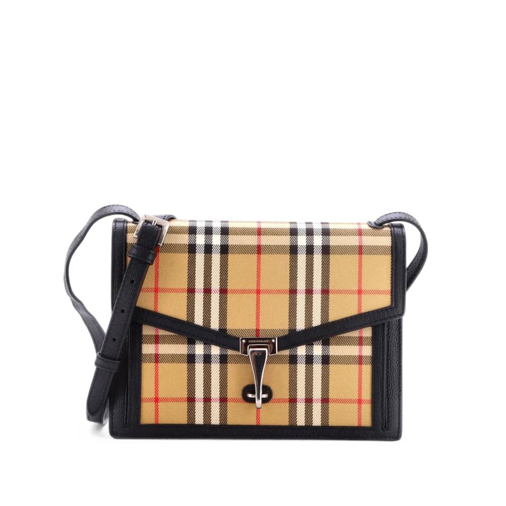 Маленькая сумка через плечо Macken из канваса в клетку Vintage Check 1